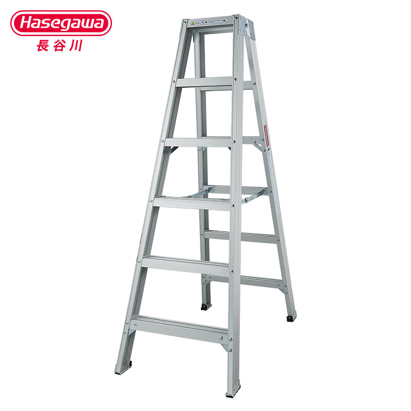 Japan Hasegawa aluminum alloy household ladder thickened double-sided ladder herringbone ladder engineering ladder climbing ladder factory warehouse decoration ladder shelf ladder ZJB ZJB-18