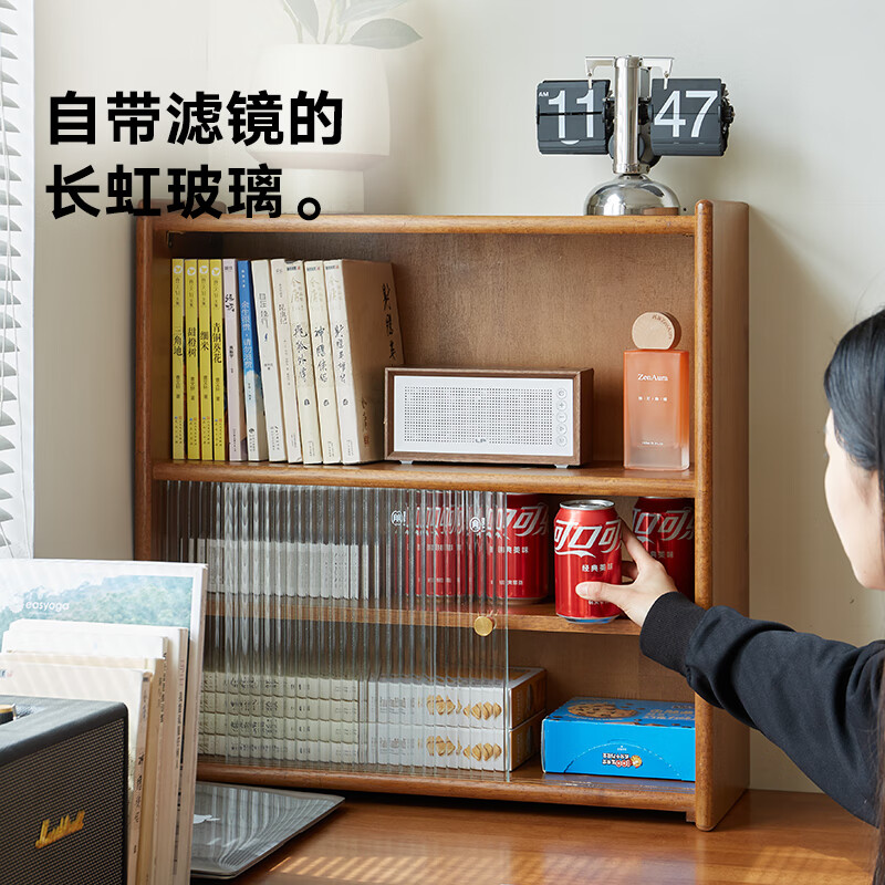 Xiangmuyu solid wood storage rack sideboard kitchen table cup holder home dining table bowl counter top storage high cabinet rack