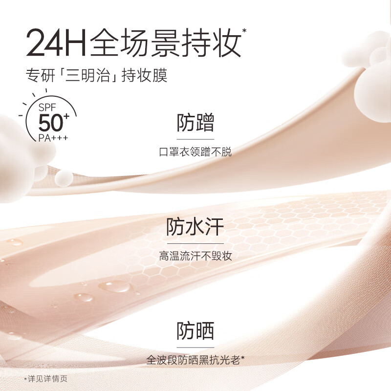 Carslan White Magnetic Sunscreen Cushion BB Cream 02#SPF50+/PA+++ Concealer Oil Control Long-lasting Liquid Foundation 14g*2 Valentine's Day