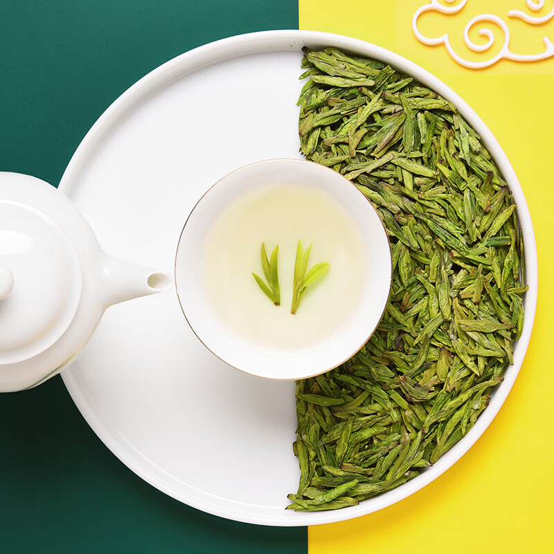 Gongpai 2025 new tea is on the market. Tomorrow’s God-given premium grade Shifeng West Lake Longjing tea 50g canned green tea