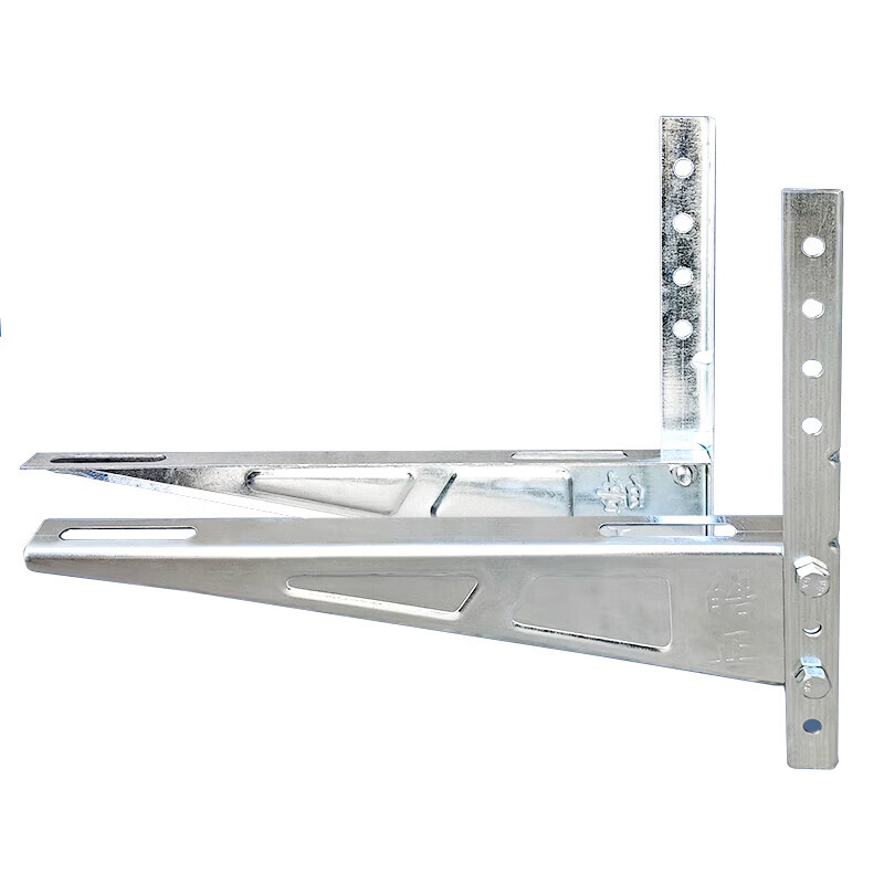 Suitable for air conditioner outdoor unit bracket galvanized air conditioner rack outdoor unit bracket thickened hanging rack air conditioner rack outdoor unit rack 2p thickened galvanized bracket without screws