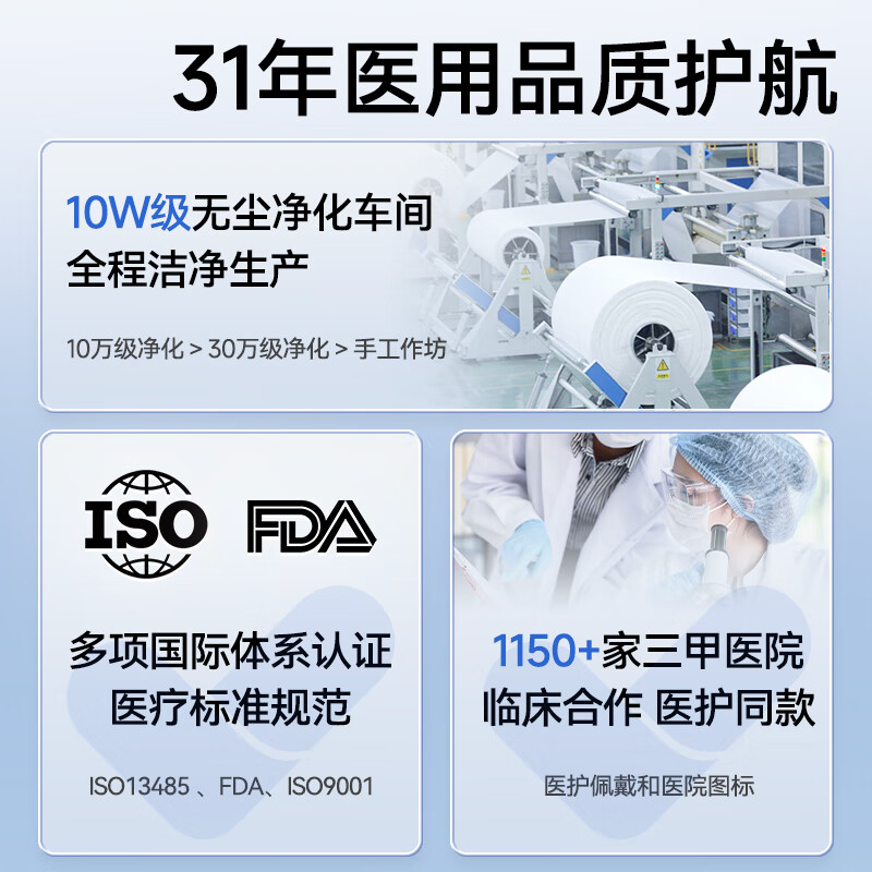 Zhende disposable medical surgical masks individually packaged adult and children's masks anti-dust haze masks 100 pieces