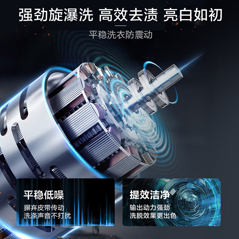 Haier pulsator washing machine fully automatic lazy home 12 kg large capacity direct drive frequency conversion first level energy efficiency sterilization whirlpool washing machine 1.25 washing ratio BZ20D1 15% replacement subsidy