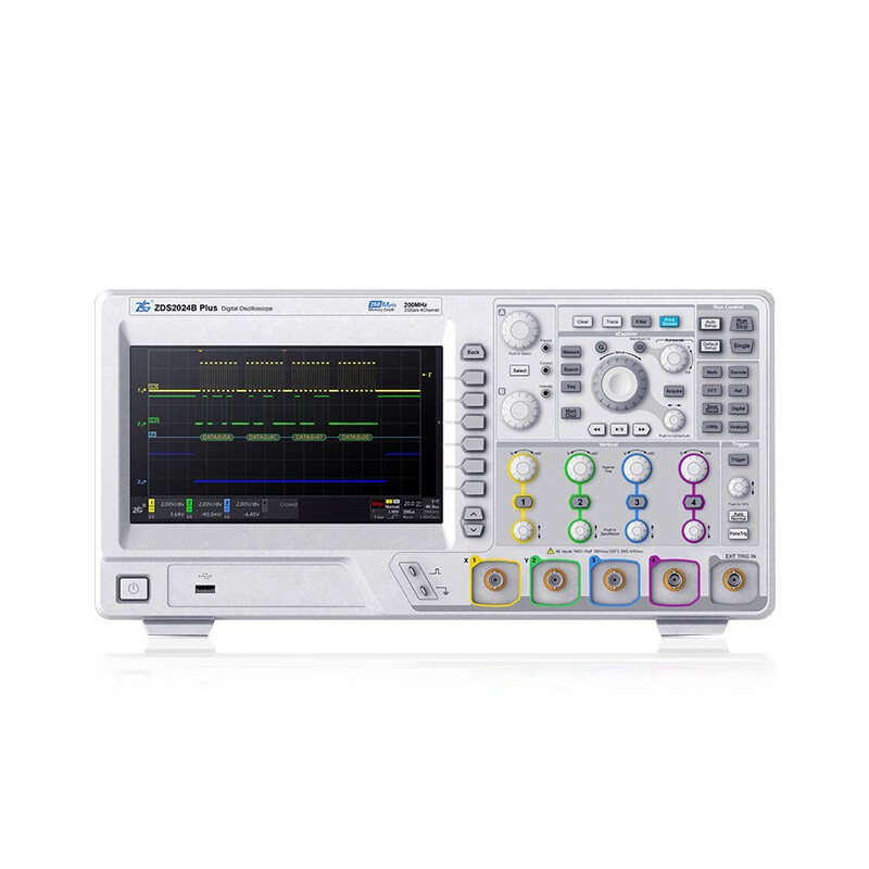 Zhuolin Technology Zhiyuan Electronics General R&D Oscilloscope 2G Sampling Rate 250M Storage Depth ZDS2024B PLUS ZDS2024B PLUS Standard