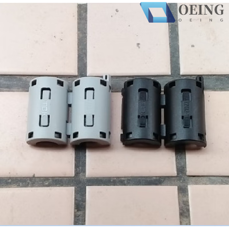 High-frequency anti-interference filter magnetic ring, ferrite nickel-zinc core snap-on shielding magnetic ring, 7 types of black, 1 each