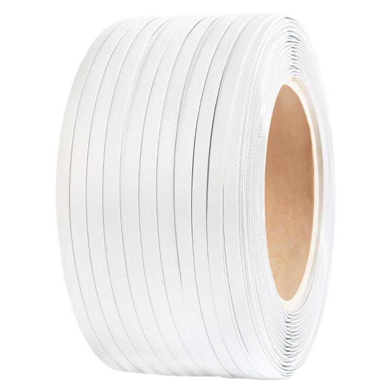 Xinyue Changhui E11204-2 packing tape, hot melt packaging tape for semi-automatic baling machine, plastic PP manual strapping tape, about 18 catties/roll (white)