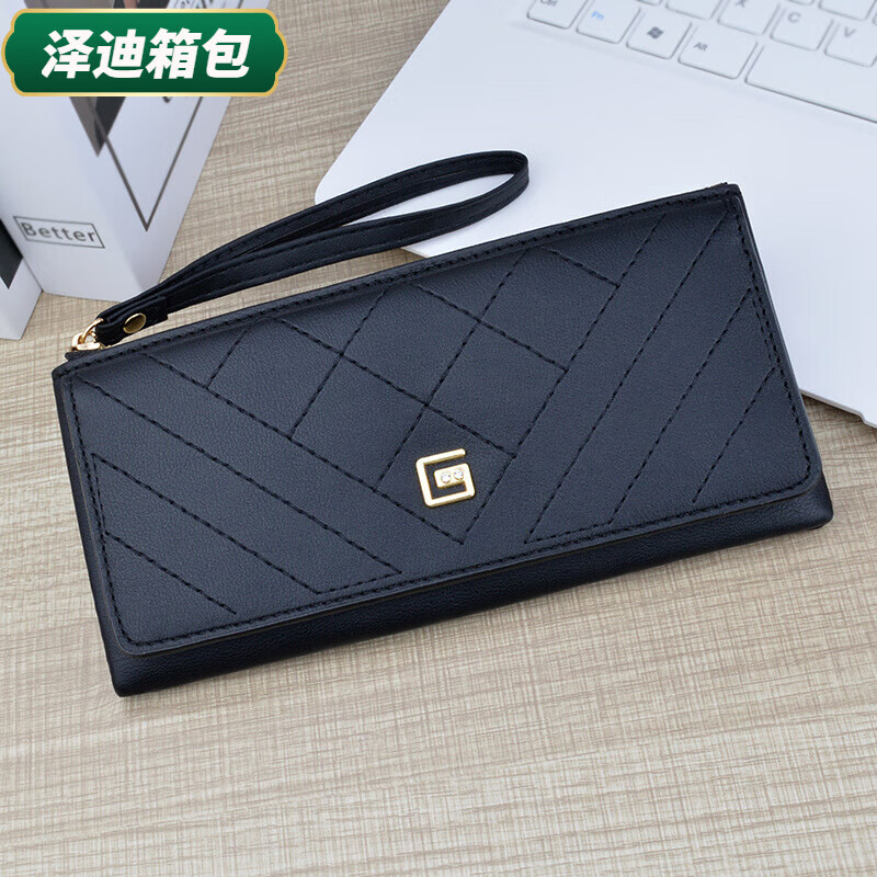 Yunluo Chinese Valentine's Day Clutch Women's Wallet Women's Long Zipper Wallet Mom Wallet Large Capacity Mobile Phone Bag Coin Purse Watermelon Red