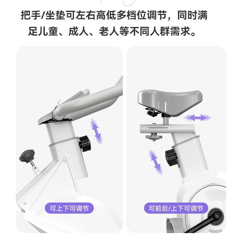 Xiaomi Shi Spinning Bike Home-use Exercise Bike Magnetic Control Silent Fitness Equipment Indoor Bike Black Bold Frame