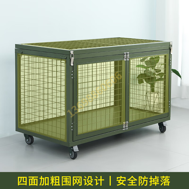Wen Yijia custom-made military green mobile cage camping equipment box material equipment iron box rotational molding box storage mobile tray custom size