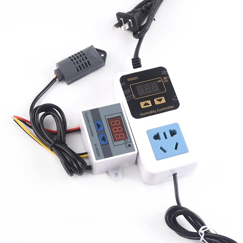 Zejie W2023 Digital Humidity Controller XH-W3005 Humidification, Dehumidification and Constant Humidity Smart Socket Digital Humidity Controller