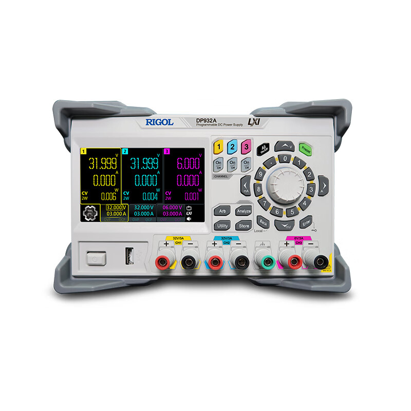 RIGOL Puyuan Precision DP932E three-way programmable linear DC power supply, one-click series and parallel isolation, full channel