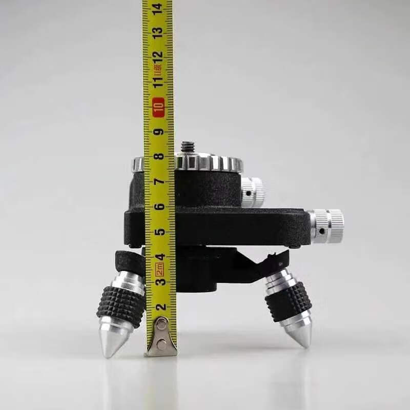 Qinkai (universal model) 12-line level instrument accessories 360-degree rotating fine-tuning base floor-mounted instrument wall-mounted instrument three-legged base multi-functional metal fine-tuning base