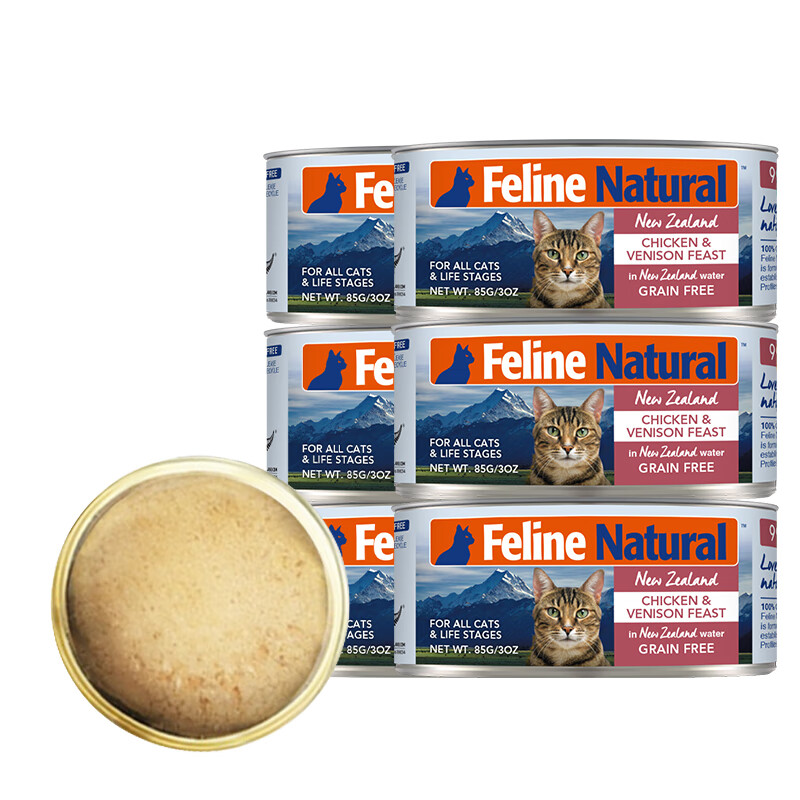 K9 Natural chicken venison cat staple food canned 85g*6 adult cat and kitten wet food cat canned food imported from New Zealand