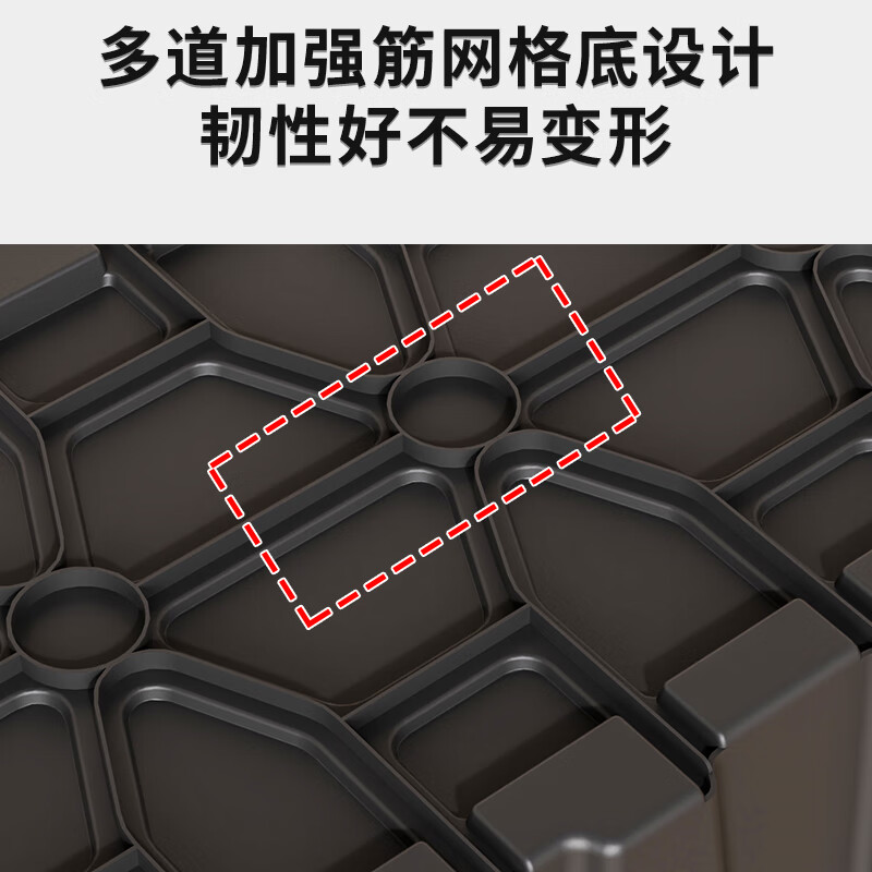 Gulihuang turnover box industrial product storage box plastic logistics box storage box finishing box small 620*415*225 with lid