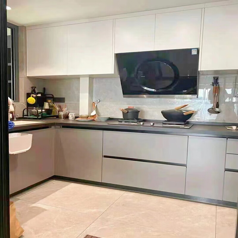 Kezhitu Hanzhong whole house customized custom cabinets 2999 yuan/set multi-layer cabinets European pine board PET door panels package