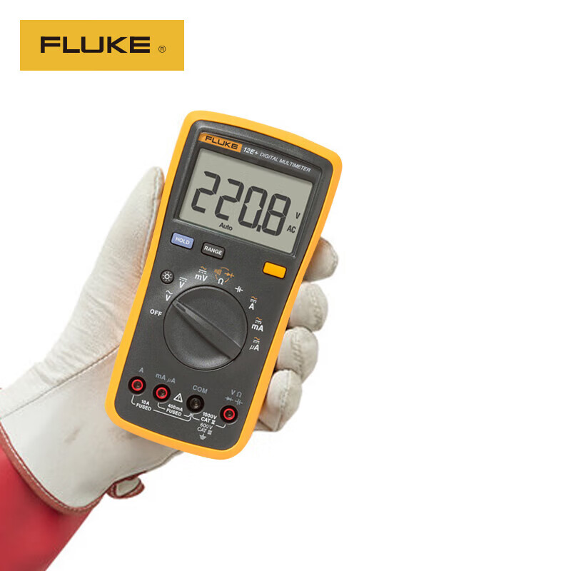 FLUKE multimeter 15B RPO MAX/101/17B MAX high-precision digital electrician special intelligent anti-burn FLUKE-12E+ resistor/capacitor/diode/on-off