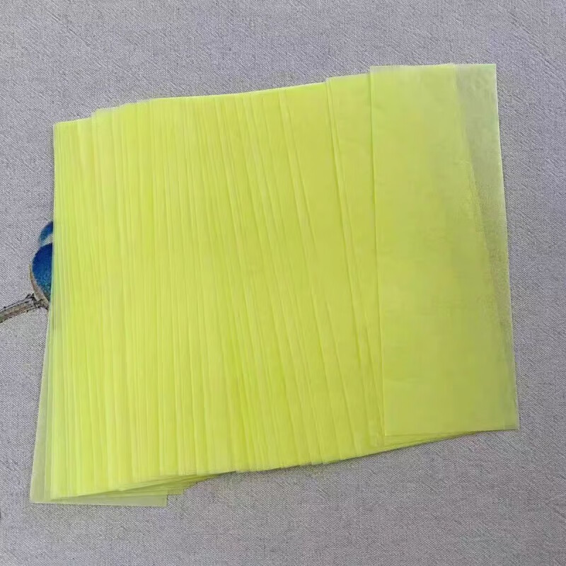 Glutinous rice paper special edible white custom-baked plain pen cinnabar writing hand painting writing paper 50 sheets each yellow glutinous rice paper