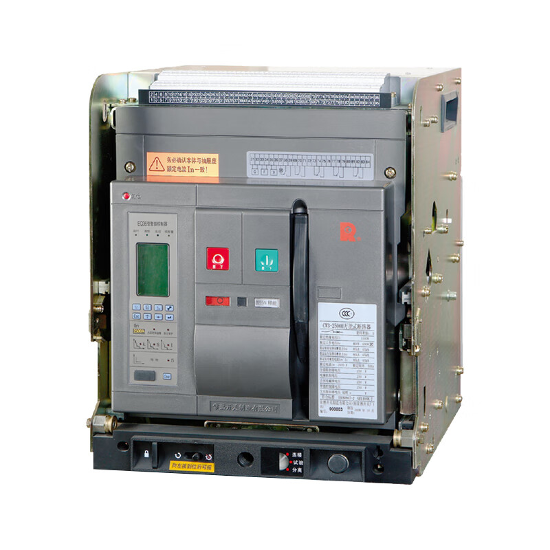 Changshu Switch Factory Frame Circuit Breaker Type-1000 Air Switch Fixed Drawer 1600A2500A3P CW1 3P x Fixed