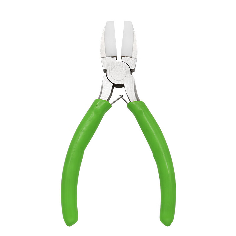 WTLYBLE 6-inch nylon pliers, flat plastic nose pliers, jewelry making and repair pliers, jewelry handmade DIY tool pliers, 6-inch nylon jewelry pliers