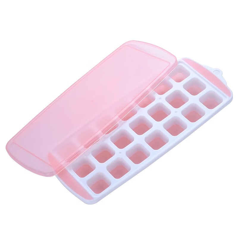 Bovonik Ice Tray Mold Silicone Homemade Sprite and Coke Drink Yogurt Block Ice Cream Refrigerator Ice Storage Box 2 (42 Compartments in Total)