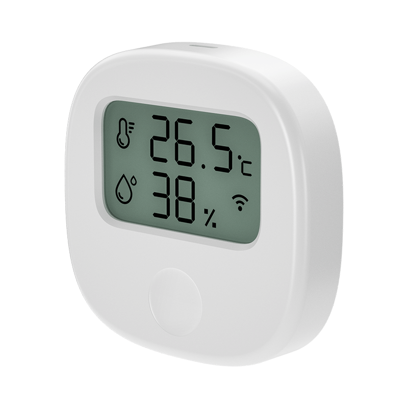 Lingpu Technology Lingpu Intelligent Temperature and Humidity Sensor with Wireless Switch KS2BB White Connected to Mijia APP