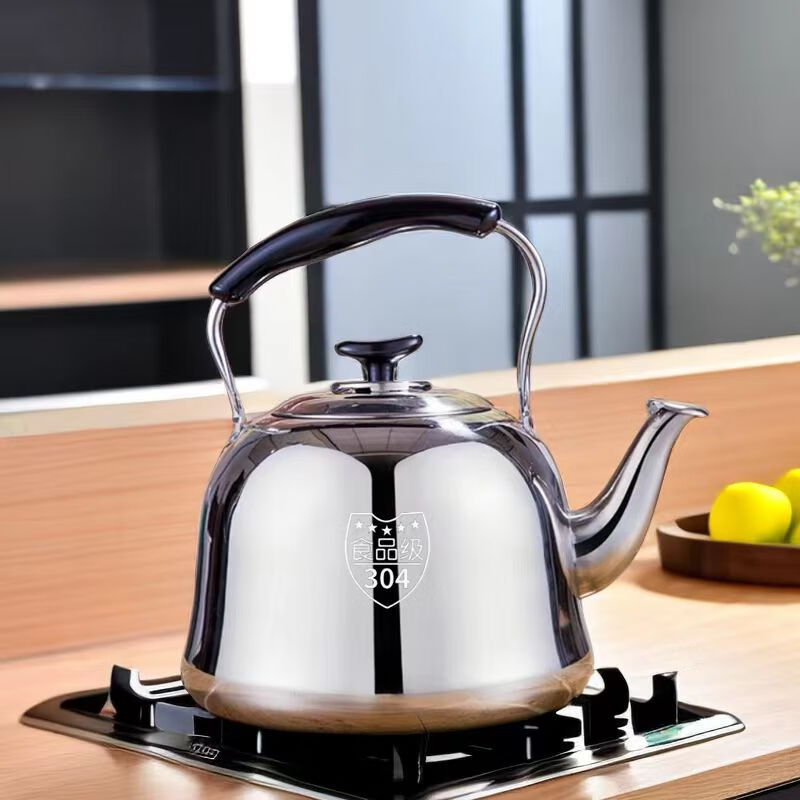 Kettle gas extra thick 304 stainless steel kettle gas induction cooker special household thickened 304 sound kettle can hold 8 pounds of water 5L 4L (inclusive)-6L (inclusive)