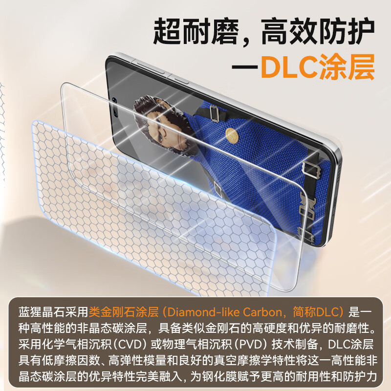 BLUEO 3 times scratch resistant, suitable for Honor magic7pro tempered film, Magic7rsr Porsche mobile phone film, 3D full glue crystal dust-free warehouse anti-fall film, Honor Magic7Pro/RSR Porsche