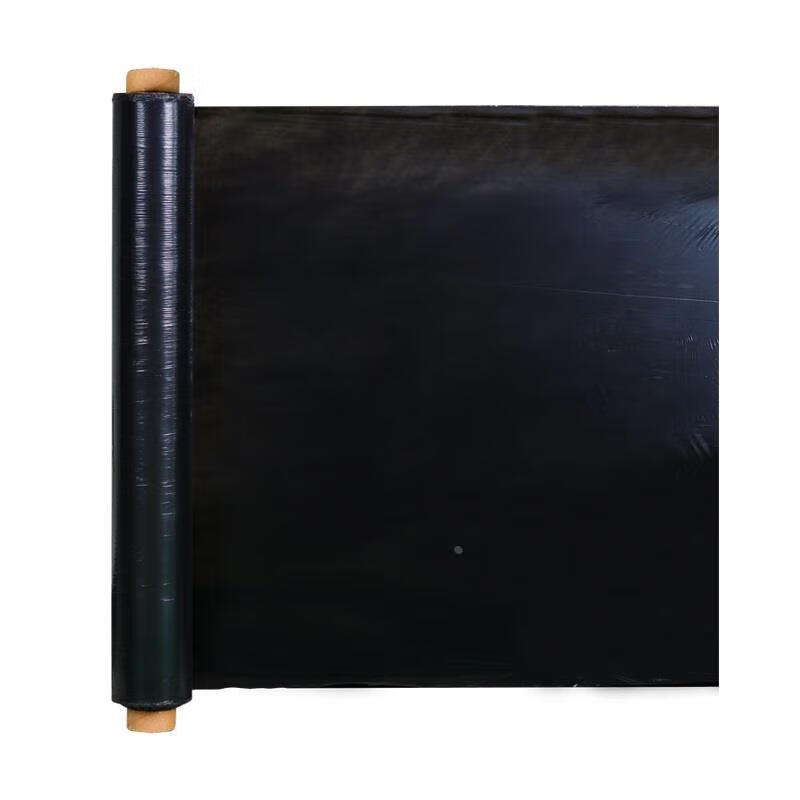 Agricultural thickened black mulch film, weeding film, plastic film, orchard, vegetable greenhouse, strawberry and corn special planting land, black mulch film 1.8 meters wide x 270 meters long 11 pounds 1 silk