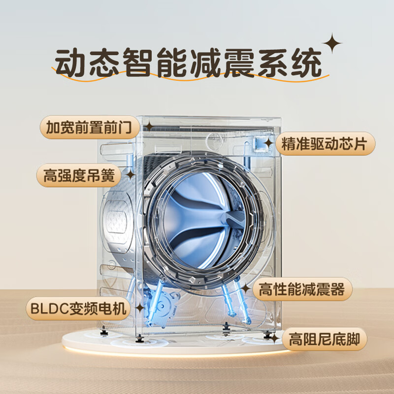 LittleSwan Xiaowumei 3.0 light version, fully automatic front-loading washing machine with dryer and washing machine, 12KG flat screen, large capacity, TD12VE10PRO trade-in national subsidy