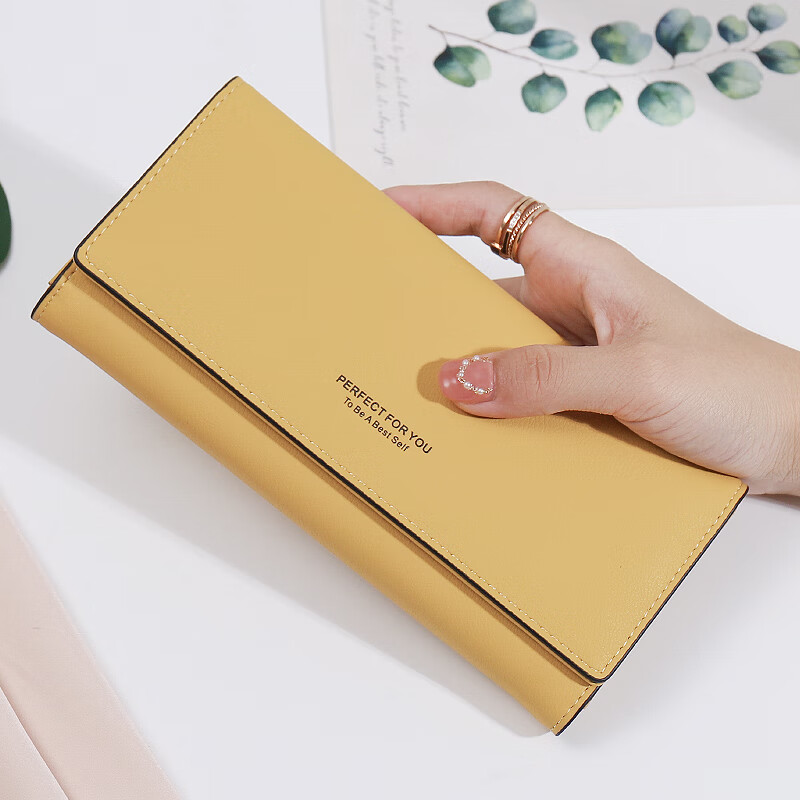 Kangaroo luxury women's wallet women's long style elegant clutch bag large capacity rubber powder