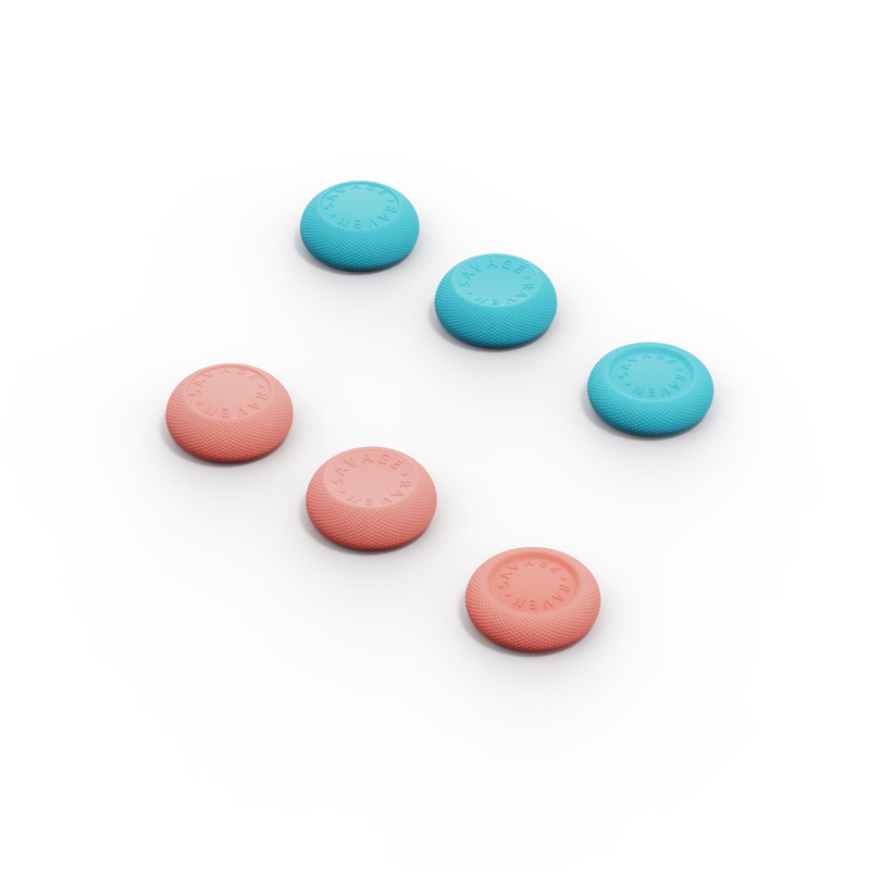 Skull & Co.Switch2 Joycon rocker cap, anti-slip and anti-sweat protection rocker, improve the feel, blue and red