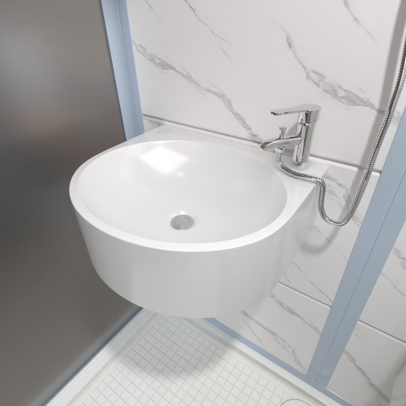 FANCYCHIC integrated shower room integrated bathroom wet and dry separation bathroom household shower room integrated glass shower room 120*100 front door without toilet