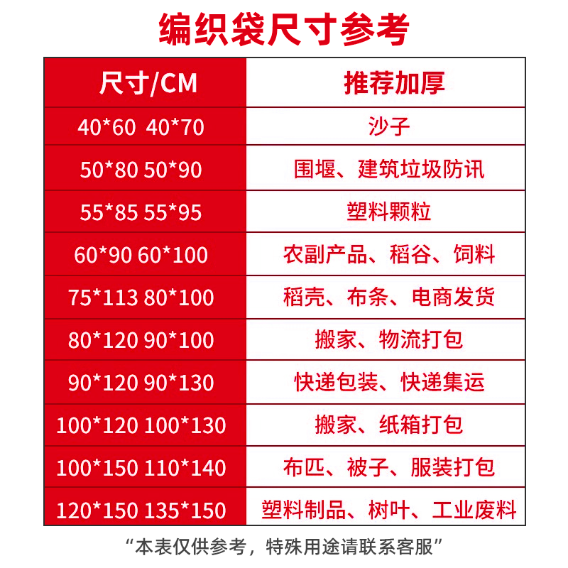 Xingba woven bag thickened gray green sack snakeskin bag 60*102cm 10 moving bags cement sand garbage express packaging bag anti-flood and flood prevention bag