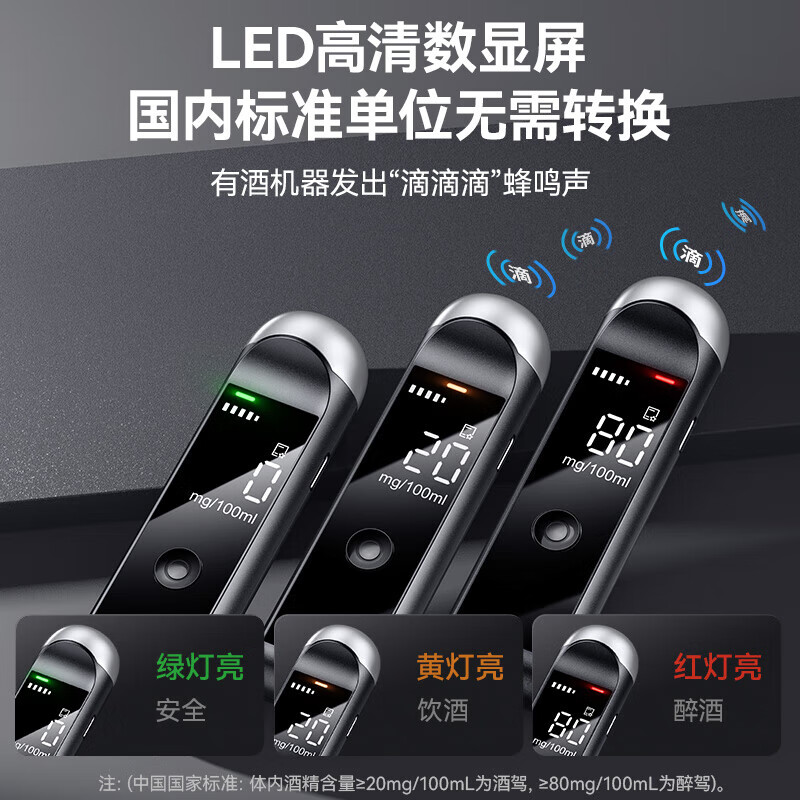 Car light check for drunk driving, high-precision alcohol tester, air blowing type, special tester for drunk driving, measuring alcohol test instrument