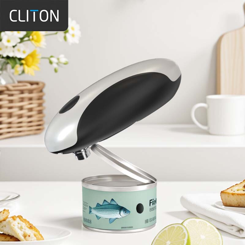 CLITON rechargeable electric can opener pop can automatic tin can opener artifact can knife lid opener