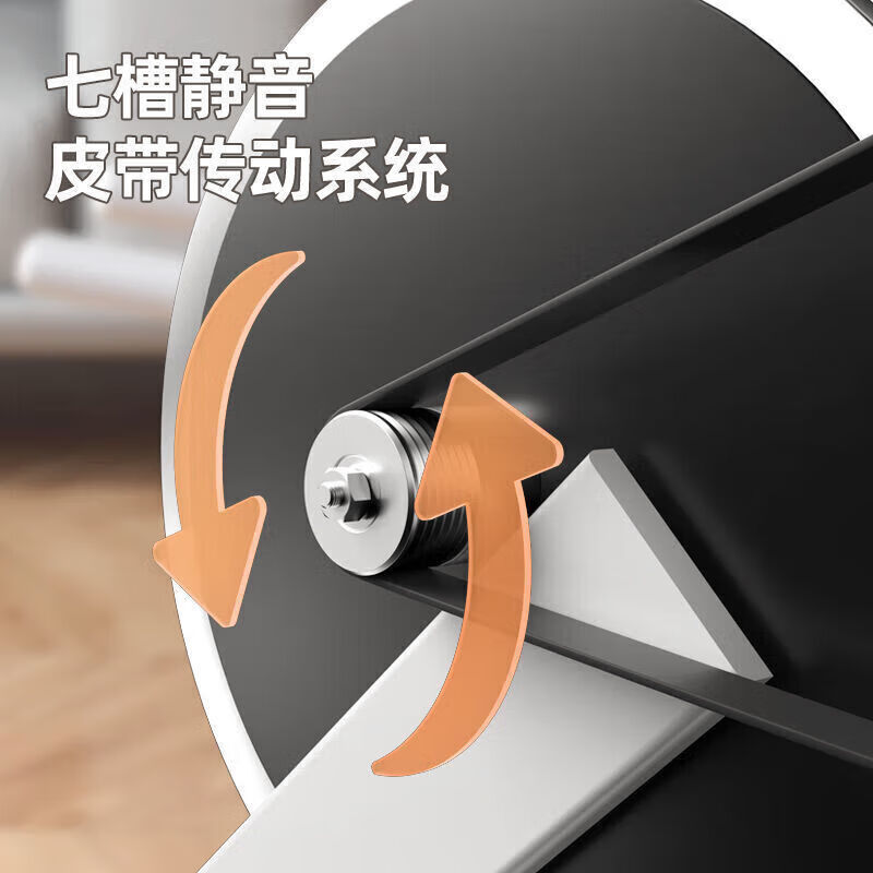 DZQ dynamic bicycle magnetically controlled exercise bike home indoor exercise bike home silent gym exercise equipment foot pedal basic model upgraded electronic watch without heart rate