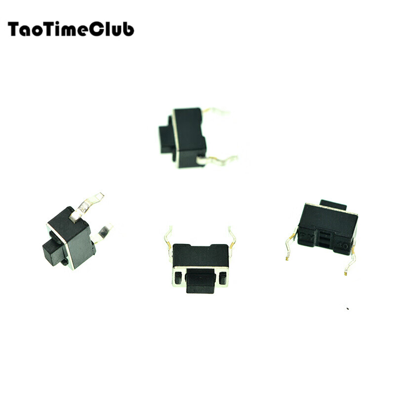 TaoTimeClub tactile switch button micro switch 12*12/2*4/3*6/ bracket/SMD/straight plug 3*6*5 straight plug (20 pcs) No specifications