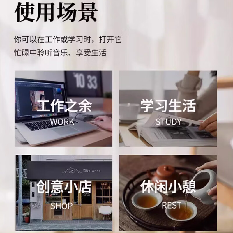 Jinzheng fever-grade CD player portable music album player nostalgic retro style fiber optic output non-distortion lossless sound retro vinyl CD birthday gift wood grain color CD player super compatible standard configuration