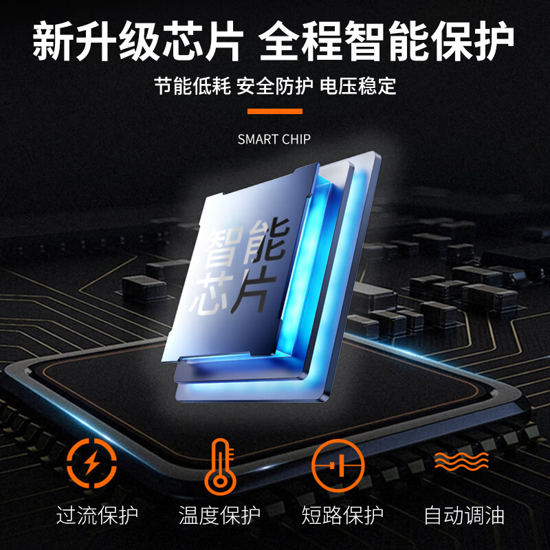 Yuqing gasoline generator 220V high power intelligent variable frequency household low noise portable small outdoor commercial power supply variable frequency 2200W hand start 5.5 liter large fuel tank