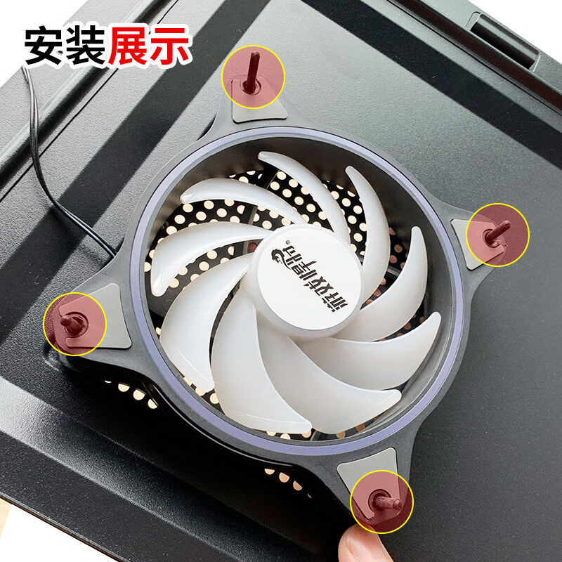 Xinghengmeng chassis fan shock-absorbing rubber nails reduce resonance, tool-free installation, rubber shock-absorbing nails, fan fixation, chassis fan shock-absorbing rubber nails, 10 pieces