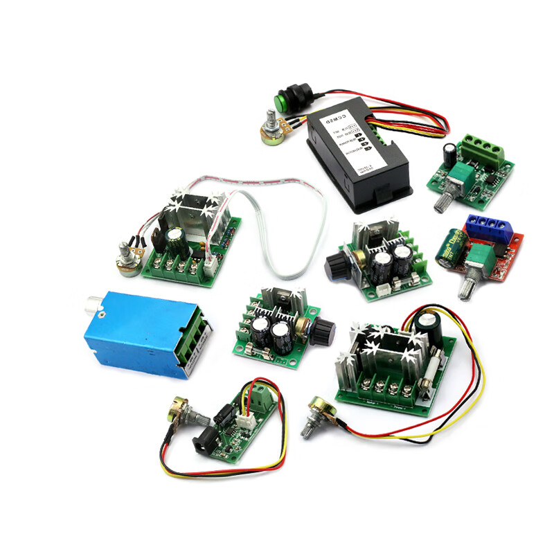 Dafuri PWM DC motor speed regulator 5V-35 speed control switch speed control module LED dimming 2A/3A/5A/15A PWM DC motor speed regulator 1.8-12V adjustable switch 2A