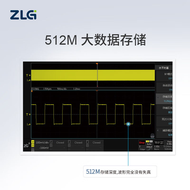 Kezitu customized data mining oscilloscope four-channel 4G sampling rate ZDS4024/ZDS4054/ZDS4034 P ZDS4024 Plus