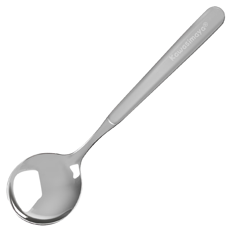 Kawashimaya 316 stainless steel spoon food grade long handle dining spoon household high-end exquisite spoon spoon dining spoon food grade 316 stainless steel small spoon