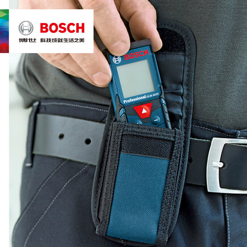 Bosch (BOSCH) Bosch laser rangefinder high-precision handheld laser ruler electronic ruler GLM4000 rangefinder nylon bag for rangefinder