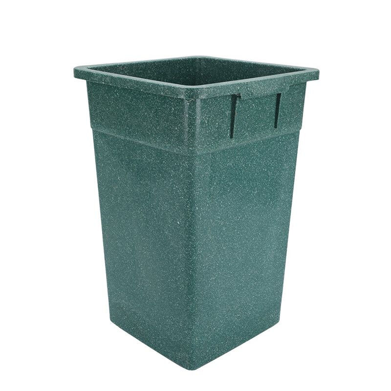 Trash bin liner, square outdoor peel box inner barrel, square trapezoidal aluminum plastic inner barrel, outdoor round barrel without lid, square barrel 25*31*43 high