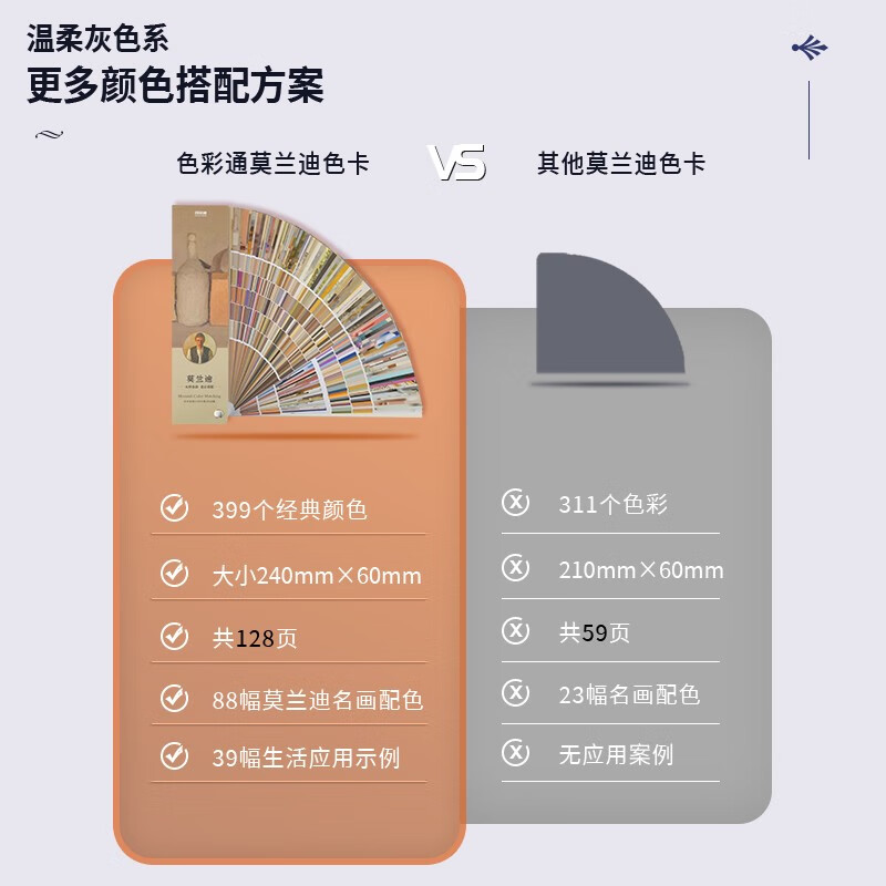 Color pass Morandi color card