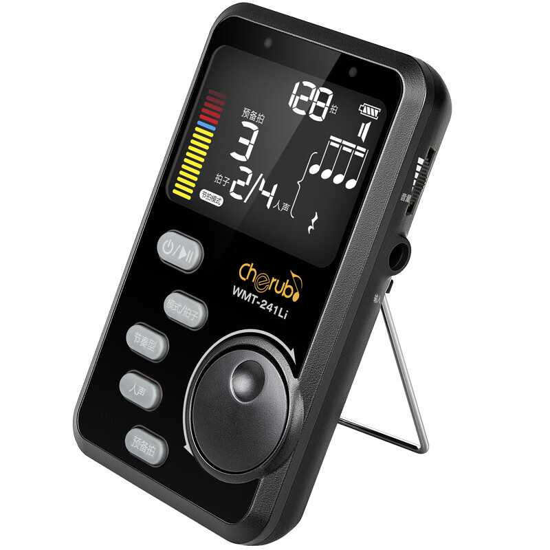 CHERUB little angel electronic metronome piano guitar violin electric blowpipe drum erhu rhythm tuner WMT-241LI black charging model