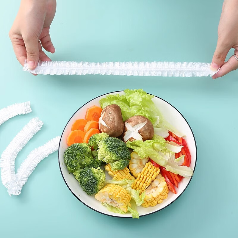 Jiamo disposable fresh-keeping bag covers, food-grade plastic wrap covers, 300 pieces, elastic mouth-keeping cover, bowl cover, universal