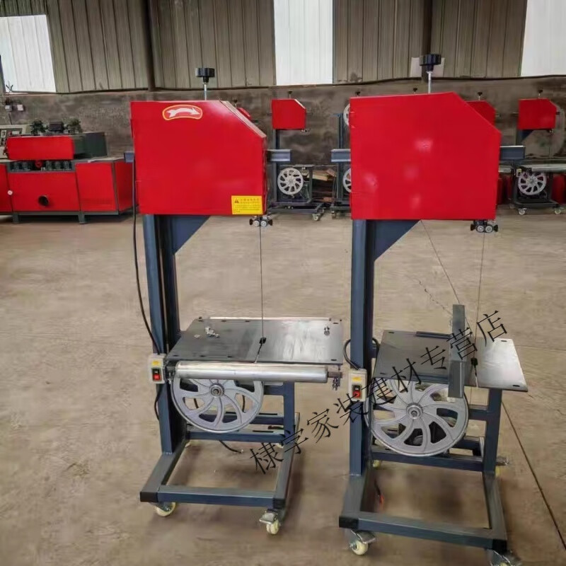 Danstini woodworking band saw machine, round wood paneling, curved wood push table, depaneling, square cutting machinery, small band saw machine, 4 kilowatt two-phase electric 30 band saw machine, pure copper motor