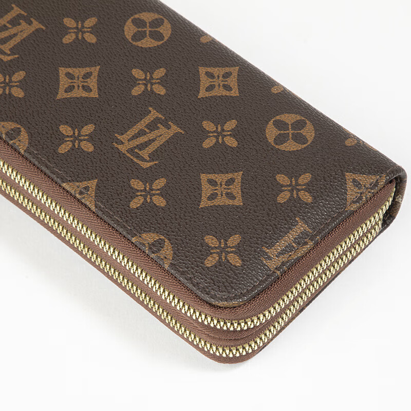 Kuqi Kangaroo high-end brand women's long wallet Valentine's Day new European and American fashion print large capacity double zipper clutch NV style